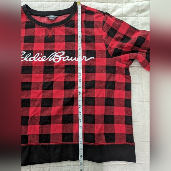 Eddie Bauer 2X Plaid Sweatshirt - Picture 3 of 5
